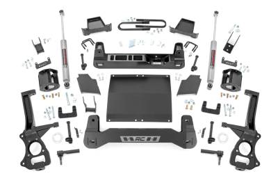 Rough Country Suspension Systems - Rough Country 110030D 6" Suspension Lift for 25-26 Silverado 1500 4WD 3.0L Dsl