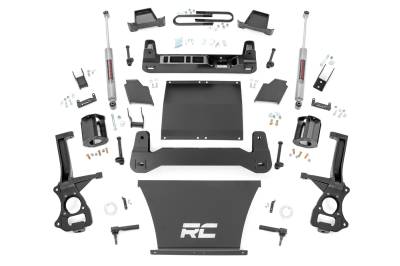 Rough Country Suspension Systems - Rough Country 110330 4" Lift Kit AT4/Trailboss for 25-26 Silverado/Sierra