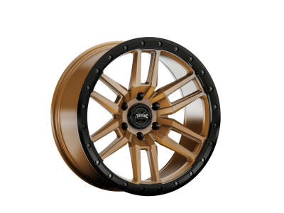 Rough Country Suspension Systems - Rough Country Pritchett Wheel 17x9 6x5.5 0mm Bronze/Black TW411C-1790760700