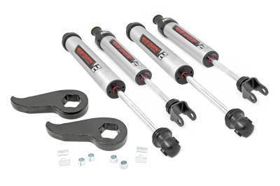 Rough Country Suspension Systems - Rough Country 959371 V2 1.5"-2" Leveling Kit 11-19 Silverado/Sierra 2500HD/3500