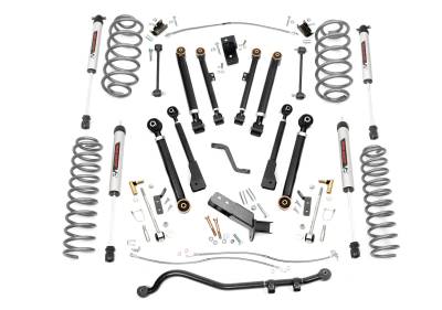 Rough Country Suspension Systems - Rough Country 66270 6" V2 Suspension Lift Kit for 97-06 Jeep Wrangler TJ