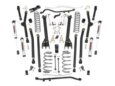 Rough Country Suspension Systems - Rough Country 65970 6" V2 Suspension Lift Kit LA for 97-06 Jeep Wrangler TJ
