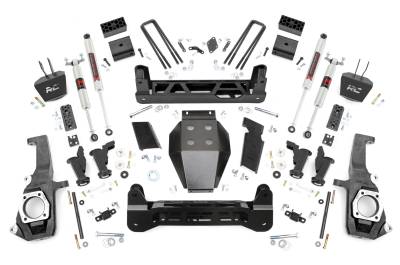 Rough Country Suspension Systems - Rough Country 10340 5" M1 Suspension Lift Kit for 11-19 Silverado/Sierra 2500HD
