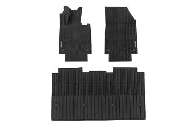 Rough Country Suspension Systems - Rough Country Front/Rear Floor Liners Black for Tesla Cybertruck FF-71502