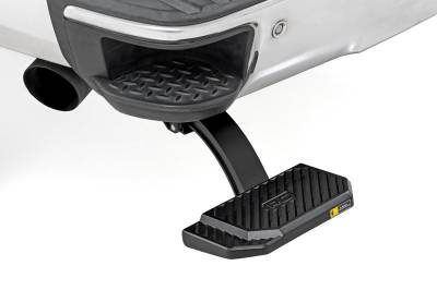 Rough Country Suspension Systems - Rough Country Retractable Truck Bed Step Black Silverado/Sierra 1500 PW050052