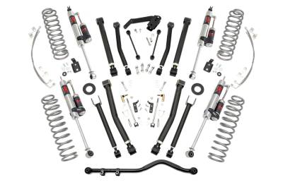 Rough Country Suspension Systems - Rough Country 67344 4" M1R X-Series Lift Kit for 07-18 Jeep Wrangler JK 2DR