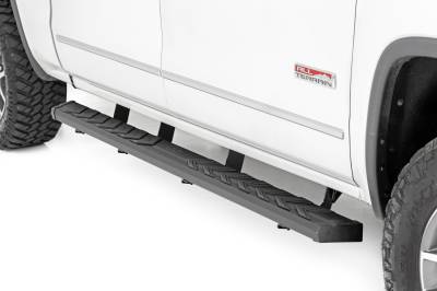 Rough Country Suspension Systems - Rough Country 41001A BA2 Side Step Bars for 07-19 Silverado/Sierra Crew