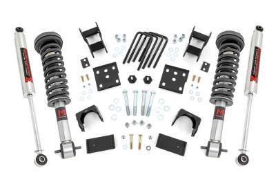 Rough Country Suspension Systems - Rough Country 47540 2"/4" Suspension Lowering Kit 15-25 Ford F150 4WD