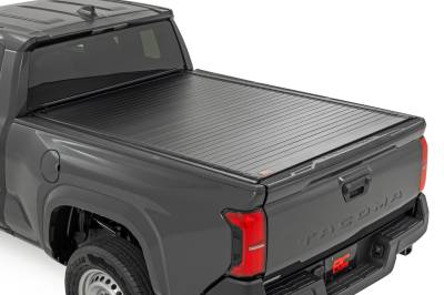 Rough Country Suspension Systems - Rough Country 50410600 Hard Roll-Up Tonneau Cover for 24-26 Toyota Tacoma 6'