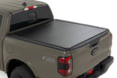 Rough Country Suspension Systems - Rough Country 50210520 Hard Roll-up Tonneau Cover for 24-26 Ford Ranger 5'