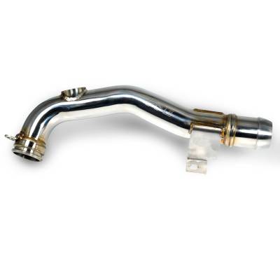 Pacific Performance Engineering - PPE 119001130 Engine Coolant Return Pipe 2004.5-05 LLY 304SS Polished