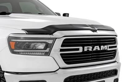 Rough Country Suspension Systems - Rough Country HP20010-RCGB Hood Deflector Shield Black for 19-26 RAM 1500
