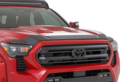 Rough Country Suspension Systems - Rough Country HP80011 Hood Deflector Shield-Matte Black for 24-26 Tacoma