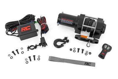 Rough Country Suspension Systems - Rough Country S1000S 1000-LB Winch UTV Synthetic Rope
