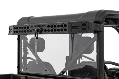 Rough Country Suspension Systems - Rough Country 96130 Game Loader Winch Mount w/Winch for Cfmoto/Uforce U10 Pro