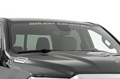 Rough Country Suspension Systems - Rough Country 4166SR Decal 3.6" x 35" Silver