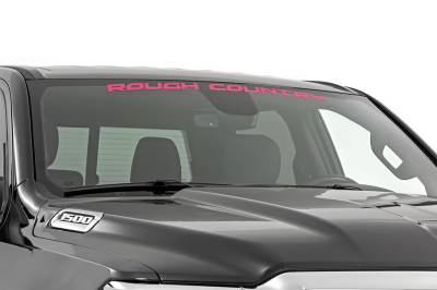 Rough Country Suspension Systems - Rough Country 4166PK Decal 3.6" x 35" Pink