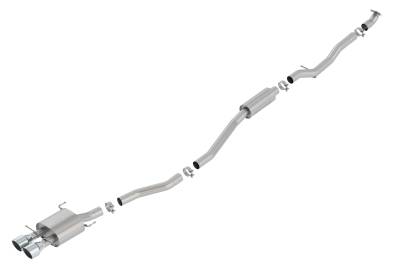 Borla - Borla Exhaust 140777 S-Type Cat-Back System for 17-19 Honda Civic