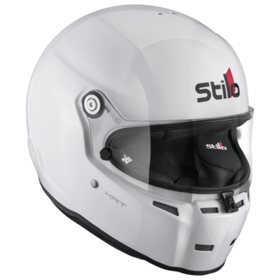 Stilo - Stilo AA0714AH2U54 ST5 Karting X-Small Karting Helmet Gloss White