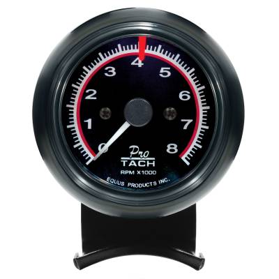 Equus - Equus E6086 Gauge Tachometer 2 1/2" 8k RPM Blk Dial Blk Case 6000 Series