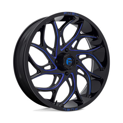 Fuel UTV - Fuel Off Road D7782470A644 D778 RUNNER UTV 24x7 4x137 13mm Black/Candy Blue