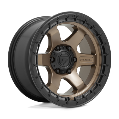 Fuel 1PC - Fuel Off Road D75118908757 D751 BLOCK 18x9 6x4.5 20mm Matte Bronze/Black
