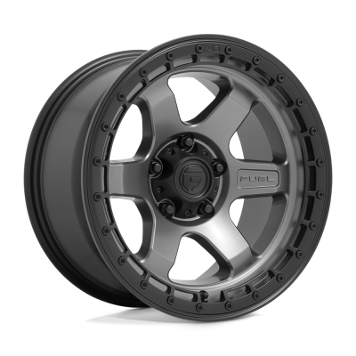 Fuel 1PC - Fuel Off Road D75218908757 D752 BLOCK 18x9 6x4.5 20mm Matte Gunmetal/Black