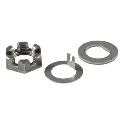 CURT - CURT 2023134657 Spindle Nut Kit for 2200-4400-lb Axles 1"-14 Thread D-Flat/Tang