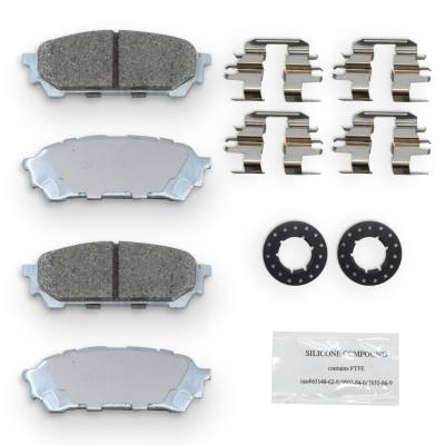 NRS Brakes - NRS Brakes NS1004 Rear Disc Brake Pad Set for Saab & Subaru