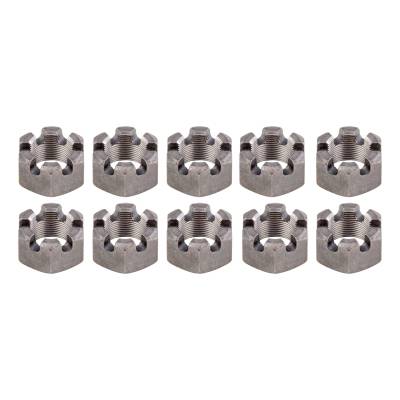 CURT - CURT 2025027770 6-Slot Castle Spindle Nut for 10000lb Axles 1.5"-12 10Pc