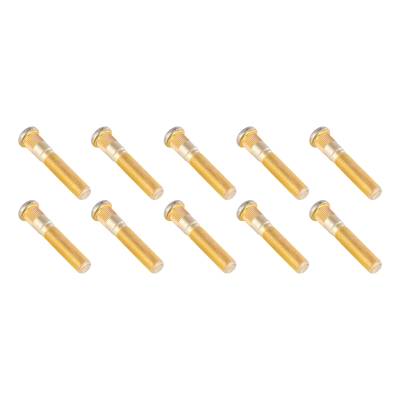 CURT - CURT 2025027411 Axle Wheel Stud 0.689" Knurl 5/8"-18 3-7/16" Shoulder 10Pc