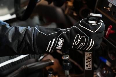 Simpson Safety - Simpson Safety SGKLG Racing Gloves Black Large