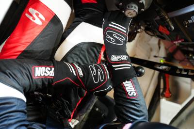 Simpson Safety - Simpson Safety SGRLG Racing Gloves Red Large
