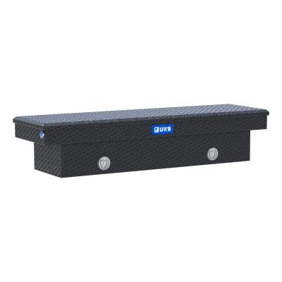 UWS - UWS TBS-70-PB-MB Matte Black 70" Push Button Crossover Truck Tool Box