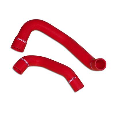 Mishimoto - Mishimoto MMHOSE-WR6-97RD Silicone Radiator Hose Kit for 97-06 Wrangler
