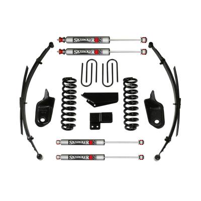 Skyjacker - Skyjacker 184BKS-M 4" Rear Suspension Lift Kit w/Shock for 80-96 Bronco 4WD