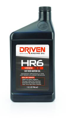 Driven Racing Oil, LLC - Driven Racing Oil 03906 10W-40 Synthetic Hot Rod Oil 1 Quart Bottle