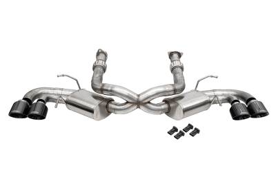 Corsa Performance - Corsa 21108BLK 3" Cat-Back Dual Rear Exit Exhaust System w/NPP/AFM Simulators 20