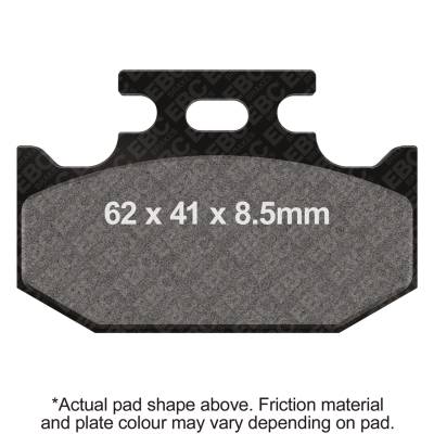 EBC Motorcycle Brakes - EBC Motorcycle Brakes MXS152 MXS Off Road Race Sintered Pads