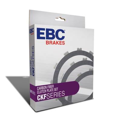 EBC Motorcycle Brakes - EBC Motorcycle Brakes CKF2274 CKF Carbon Fiber MX ATV Clutch Plate Set