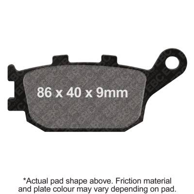 EBC Motorcycle Brakes - EBC Motorcycle Brakes SFA358 SFA Series Scooter Organic Pads