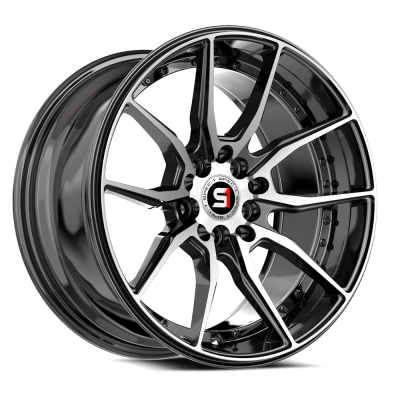 Spec-1 - Spec-1 Wheel SP-77 SP-771682320BM 16x8 5x100/4.5 20mm Gloss Black & Machined