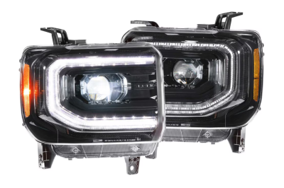 Morimoto - Morimoto LF544 Black XB LED Headlight for 14-19 GMC Sierra 1500/2500HD