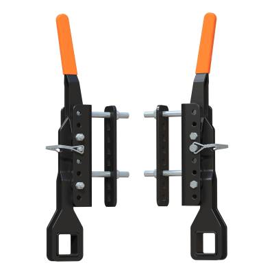 CURT - CURT 19298 Replacement TruTrack Trailer-Mounted Support Brackets w/Handles 2-Pac