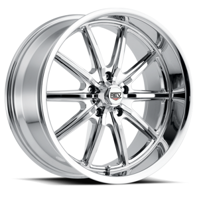 REV Wheels - REV Wheels 110C-2956100 110C 20x9.5 5x4.75 0mm Chrome