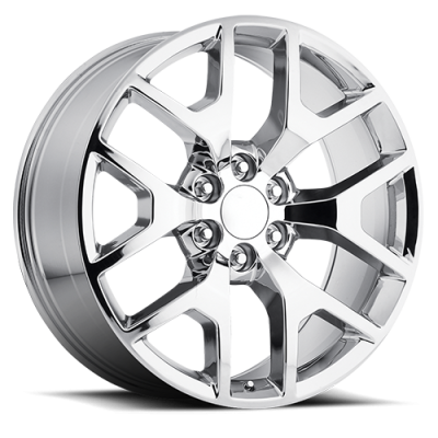 REV Wheels - REV Wheels 586C-2408332 586C 24x10 6x5.5 32mm Chrome