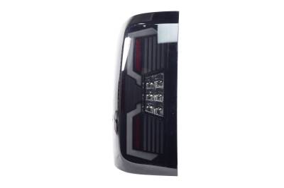 Winjet - Winjet CTRNG0686-BS-SQ Black Smoke LED Taillights for 14-18 Chevy Silverado V2
