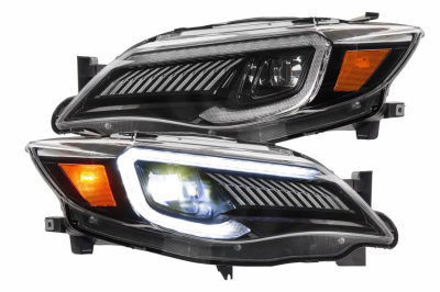 Morimoto - Morimoto LF2-477 Black XB LED Headlights for 2008-2014 Subaru Impreza WRX