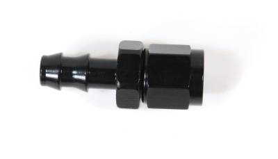 SpeedFx - SpeedFX 520600BK Hose End Full Swivel Push-On -6AN Straight Black Aluminum EACH