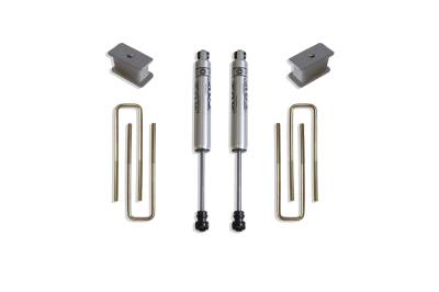 MaxTrac - MaxTrac 900430F 3" Blocks & U-Bolts w/Rear Shocks for 15-22 Canyon/Colorado 2WD